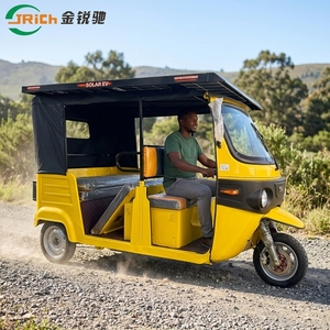 Triciclo Eléctrico con Toldo para Pasajeros, <span class=keywords><strong>Mini</strong></span> Triciclo Eléctrico con Panel Solar de China - Product Image 1
