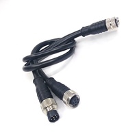 Toma de corriente macho hembra con cable IP67, Conector de fábrica de 3, 4, 6 y 8 pines, resistente al agua, recto, blindado, sensor de cable M8