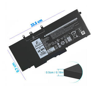 Batería para portátil ELE-GATE de 43Wh y 7.6V para Dell Latitude E5480 E5580 E5590 E5490 E5280 - Product Image 4
