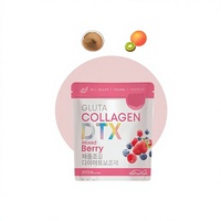 Collagène en Poudre DTX GLUTA COLLAGEN SECRET YOUNG pour le Régulation de l'Acidité, Sachet Personnalisé OEM, Spécial Export Afrique