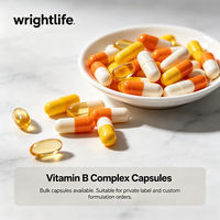 Capsules de complexe de vitamine B, complément alimentaire pour adultes, pour une meilleure densité osseuse