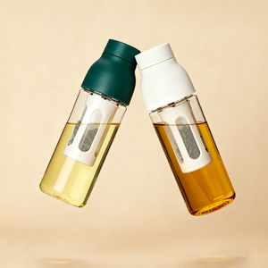 Bottiglia in Tritan Trasparente da 600ml Personalizzabile all'Ingrosso, Senza BPA, per Caffè Freddo, Tè e Acqua con Filtro - Product Image 4