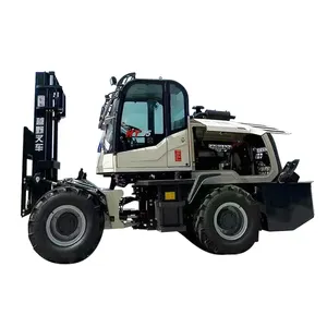 Xe Nâng 4 Bánh 4 Bánh Xe Nâng Địa Hình Gồ Ghề Xe Nâng Hạng Nặng 3 Tấn 3000 Kg Xe Nâng Địa Hình Ngoài Trời Bán