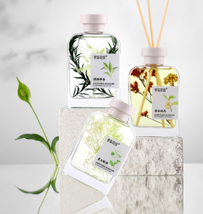 <span class=keywords><strong>Diffuseur</strong></span> à bâtonnets en verre 200 ml, huile essentielle végétale, bois de poirier et osmanthus, désodorisant d'ambiance haut de gamme, décoration intérieure - Vente en gros usine - Product Image 5