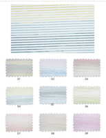 Tissu en jacquard tricoté segmenté en mélange de coton et de polyester, adapté aux robes, t-shirts, pulls, vêtements pour enfants et textiles de maison