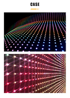 Lumière de Noël SHIJI 10 mm RGB LED Pixel Light, lumière LED pixel extérieure étanche, source de lumière ponctuelle LED