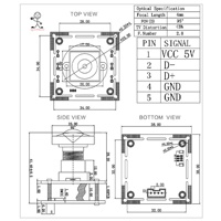 Module de caméra NIR à faible luminosité OEM IMX678 8MP HD à mise au point fixe, capteur CMOS mini USB UVC 3840p sans pilote, haute sensibilité