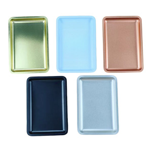 Bán Buôn Xách Tay Cấp Thực Phẩm Lưu Trữ Khay 18X12.5Cm 7X5 Inch Kim Loại Bền Cán Khay Trang Trí Phục Vụ Khay Tổ Chức - Product Image 2