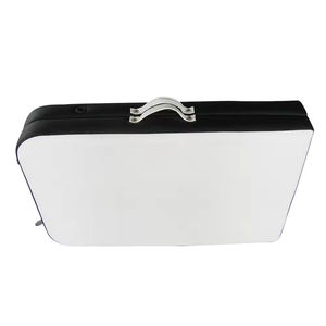 Camilla de Masaje Profesional de Aluminio y Cuero, Ajustable en Altura, Plegable, para Spa Corporal - Product Image 5