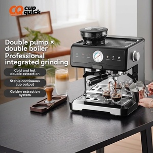 Cafetera Espresso Profesional de Grano a Taza con Caldera Doble Integrada, 20 Bares, Totalmente Automática para Hogar y Cafetería - Product Image 2