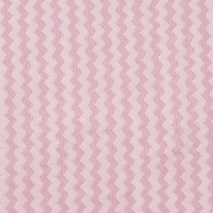 Tela Ligera y Transpirable con Diseño de Zigzag en Rosa Pálido y Marfil, de P.C. Jain Textile Private Limited, para Vestidos y Blusas de Mujer - Product Image 1