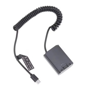 Nouvel adaptateur de batterie factice NP-FZ100 avec accessoires de caméra à câble à ressort USB-C pour <span class=keywords><strong>Sony</strong></span> A6600 A7C A7III <span class=keywords><strong>A7SIII</strong></span> A7R - Product Image 1