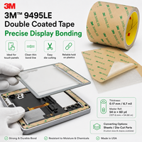 Feuille adhésive double face 3M 9495LE A4 210 mm x 297 mm 0,17 mm 300LSE PET