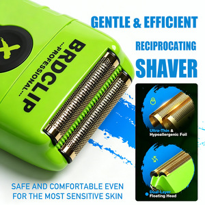 <span class=keywords><strong>Afeitadora</strong></span> Eléctrica Inalámbrica de Láminas, 10000 RPM, Hipoalergénica, Doble Lámina Flotante, Recargable por USB, para Piel Sensible, de Viaje, 4 Colores - Product Image 2