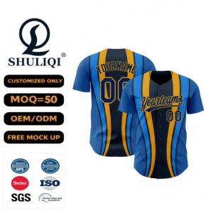Maglia Sportiva da Baseball Traspirante di Alta Qualità, Versione City, in Rete di Poliestere Stampata <span class=keywords><strong>con</strong></span> Logo, <span class=keywords><strong>Nome</strong></span> e Numero Cuciti, Stile Hip Hop Giovanile - Product Image 1