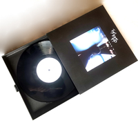 Boîte de rangement en carton rigide personnalisée pour CD, DVD, vinyle LP et USB, boîte de rangement pour livres, boîte de rangement pour VHS, emballage commercial