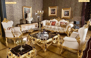 Canapé de salon en bois de teck massif de Style européen, produit de qualité supérieure, artisanal, pour dessin, 5 places - Product Image 4