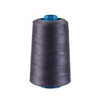 Fil à coudre 100% polyester filé 40s/2 60s/2 18tex Tkt180 pour machine à coudre, couleurs personnalisées, pour interlock et surjet, idéal pour les robes
