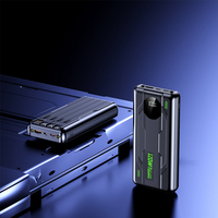 Banco de Energía Portátil para Acampar al Aire Libre, PD20W, 20000mAh, 10000mAh, Alta Capacidad, Universal, con Cables USB Integrados