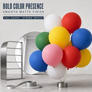 Ballons de Pâques multicolores de 10 pouces à gonfler à l'air, idéaux pour les fêtes – <span class=keywords><strong>D</strong></span>écoration suspendue très prisée pour événements festifs - Product Image 6