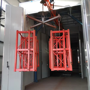 Máquina de granallado de tipo apilado y liberado serie Q58/Regulación de velocidad de frecuencia variable + PLC - Product Image 1