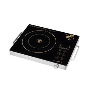 Appareil de cuisine, plaque de cuisson à induction à brûleur unique 2200W/3500W, contrôle thermique, cuisinière électrique infrarouge - Product Image 1