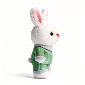 <span class=keywords><strong>Peluche</strong></span> Personalizzato a Forma di <span class=keywords><strong>Coniglio</strong></span> <span class=keywords><strong>Bianco</strong></span>, Giocattolo Imbottito in Tessuto, <span class=keywords><strong>Coniglio</strong></span> Morbido e Soffice - Product Image 3