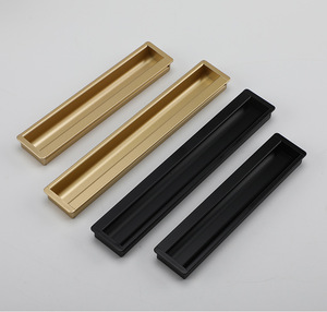 Modern Aluminium Invisible Drawer Cabinet Handles for <b>Kitchen</b> Furniture High Quality New Innovation for Mobile Furniture Knobs - Product Image 5