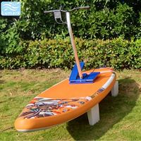 Vélo aquatique à pédales Stand Up Paddle (SUP) avec grandes planches flottantes, monoplace, haute performance, pliable, pour la plage, de Chine, Lumark OEM ODM Logo