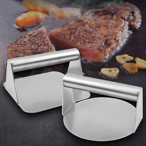 <span class=keywords><strong>Presse</strong></span> à viande rôtissoire professionnelle, assiette à <span class=keywords><strong>Steak</strong></span> au Bacon rayé pour Panini hamburger barbecue en plein air, <span class=keywords><strong>presse</strong></span> à viande rôtissoire - Product Image 2