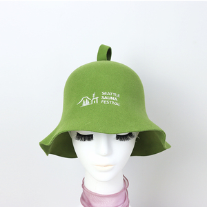 Gorro de Sauna de Lana Merino de Lujo, Reutilizable, Ecológico y de Alta Calidad para el Cuidado del Cabello, Unisex, para Adultos, con Logotipo Bordado Personalizado - Product Image 2