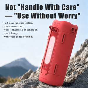 Funda Protectora de Silicona SIKAI Compatible con el Altavoz <span class=keywords><strong>JBL</strong></span> Grip Neon, Funda Protectora a Prueba de Golpes para Altavoz Portátil para Exteriores - Product Image 1