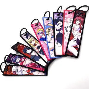 YYX portefeuille de sécurité personnalisé accessoires porte-clés Jettags broderie japon Anime Jet Tag Kawaii porte-clés