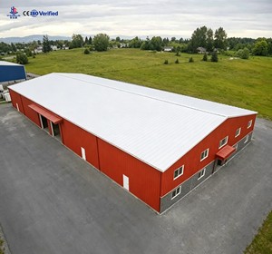 Quick Installation Light Steel <b>Frame</b> Prefabricated Industrial Warehouse Logistics Workshop Steel Storage Building - Product Image 1