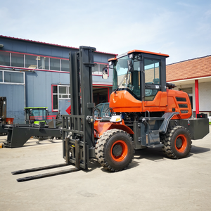 Carretilla elevadora de 3 toneladas, 4 toneladas, 4 toneladas, 5 toneladas, 4x4, carretilla elevadora todoterreno áspero con precio de motor japonés - Product Image 3