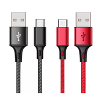 Chargeur rapide Offres Spéciales Mini type-c câble en nylon tressé câble de données USB C câble de données universel pour Samsung pour Huawei