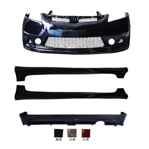 Kit de Carrocería para Type-R 2006-2011, Parachoques Delantero Nuevo con Alerón Trasero, Faldones Laterales y Recortes para Gancho de Remolque para C - Product Image 6
