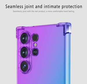 S25 siêu trường hợp rõ ràng với góc chống sốc, dễ thương Gradient màu mềm TPU bumper điện thoại di động Trường hợp đối với Samsung <span class=keywords><strong>Galaxy</strong></span> S25 siêu - Product Image 3