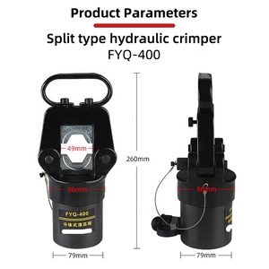 FYQ-400 Modulare tipo utensile idraulico in alluminio rame cavo Lug Crimper idraulico strumento di crimpatura - Product Image 4