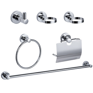 Walter Towel Rack Chrome Wall-Mounted Linear Bathroom Hardware Set Corrosion Prevention - Product Image 5