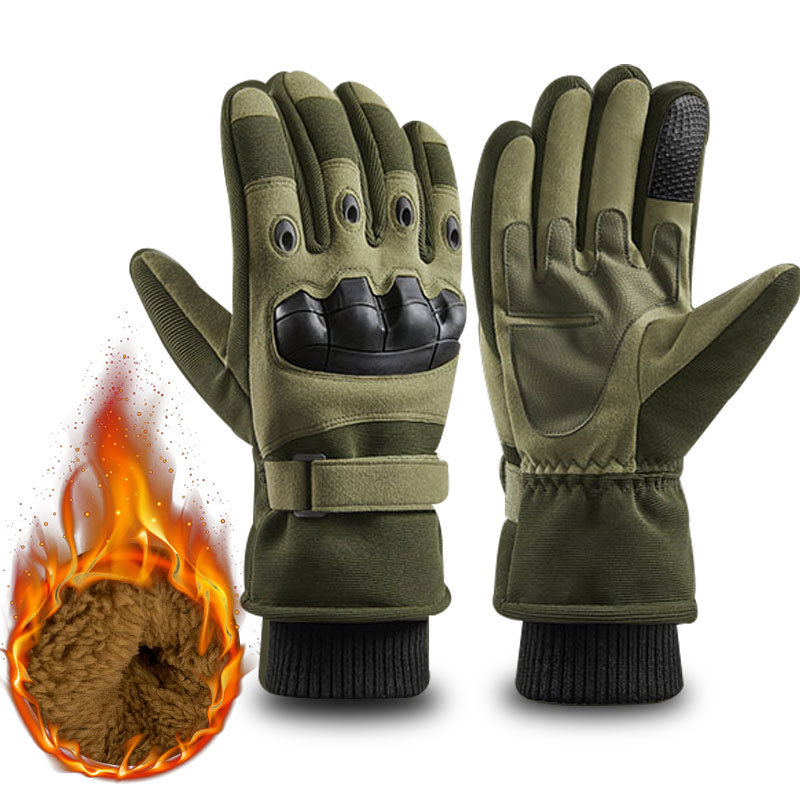 Warm Thick Outdoor Full Finger Gloves
