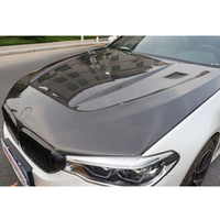 Capot de remplacement en fibre de carbone pour BMW Série 5 G30 G38 F90 2018-2020, style MBJ, capot moteur, pièces de carrosserie automobile