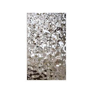 Lamiera di acciaio inossidabile laminata a freddo 304 316 acqua ondulazione timbrata colore decorativo piatto specchio acqua ondulazione timbrato lamiera di acciaio BA - Product Image 3