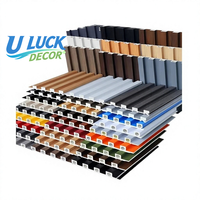 Panneaux muraux décoratifs pour intérieurs d'hôtels, panneaux WPC emboîtables pour salles de sauna, panneaux 3D en imitation marbre