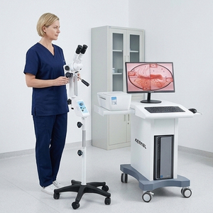 Colposcope optique binoculaire Kernel <span class=keywords><strong>KN</strong></span>-2200BI avec <span class=keywords><strong>filtre</strong></span> vert pour examen gynécologique vaginal - Product Image 1