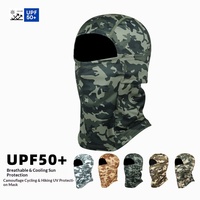 Cagoule intégrale en soie glacée camouflage, protection solaire estivale respirante, masque tactique pour moto, cyclisme, randonnée et activités de plein air