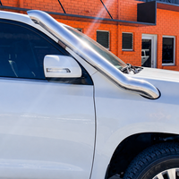 Snorkel de voiture tout-terrain 4x4 en acier inoxydable pour Toyota Hilux N70 N80 VIGO Revo Noir Acier Inoxydable Snorkel 4x4 Frontal