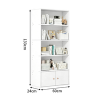 Meubles de bureau, de salle d'étude familiale et de bureau professionnel sur mesure, bibliothèque au sol, étagères de rangement pour dossiers à 2 portes