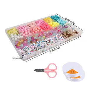 Plastic Beads for Bracelets Making DIY Beads Accessories Designer Charms For DIY Bracelet Bulk Kit