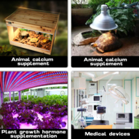 Tempat Tidur Solarium UV untuk Kecantikan 1W 295nm UV-UVB SMD 3535  306nm 310nm SMD LED Diode 100mA 20mW UVB 30mW 315nm